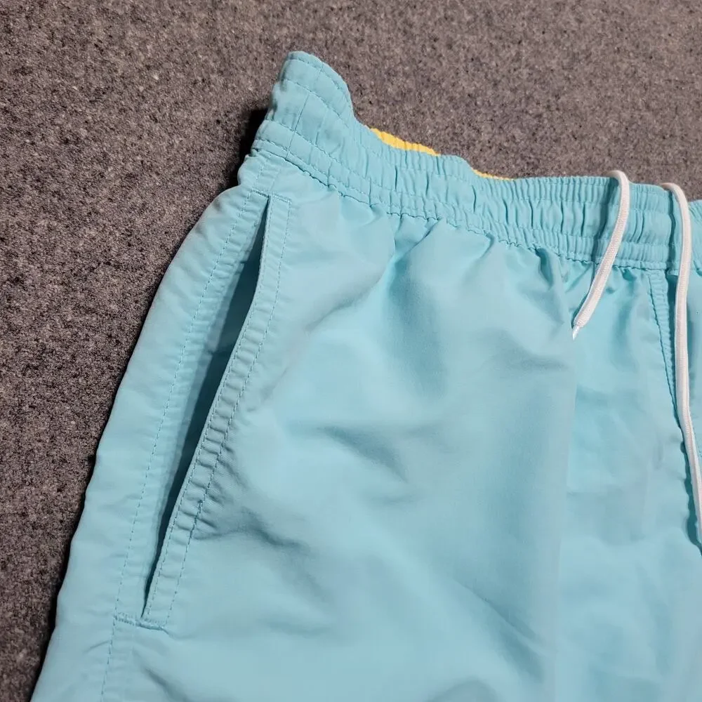 Polo Ralph Lauren Shorts Mens Extra Large Aqua Blue Swim Trunks Mesh Lined 5